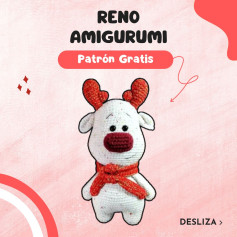 Patrón Gratis de Reno Amigurumi para Tejer en Casa