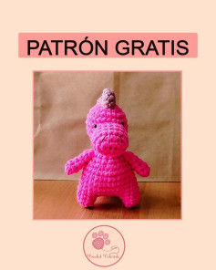 Patrón gratuito de unicornio de ganchillo para principiantes