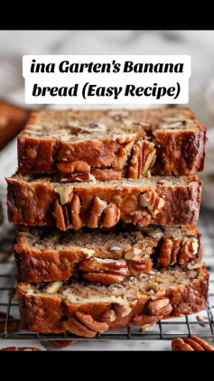 Pecan-Infused Banana Bliss Bread