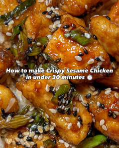 Quick & Easy Crispy Sesame Chicken Delight