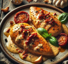 Roasted Garlic & Sun-Dried Tomato Chicken Delight