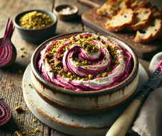 Rustic Beet & Goat Cheese Swirl Delight
