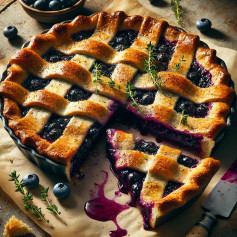 Rustic Blueberry Lemon Thyme Delight
