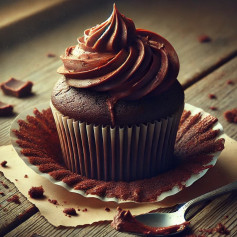 Rustic Chocolate Delight with Fudgy Center