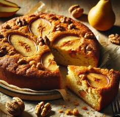 Rustic Spiced Pear and Walnut Delight