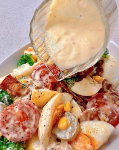 Salad Rau Củ Sốt Sữa Chua Thơm Ngon Bổ Dưỡng