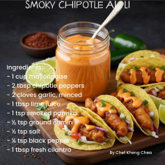 Smoky Chipotle Aioli: A Fiery Twist for Tacos and Burgers