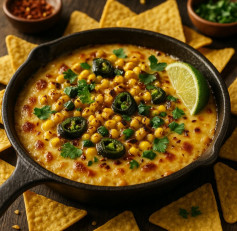 Smoky Jalapeño Corn Cheese Dip
