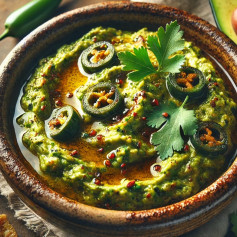 Smoky Roasted Avocado & Jalapeño Fiesta Dip