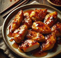 Spicy Mango Glazed Chicken Delight