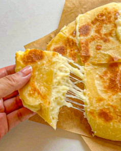 THỬ NGAY BÁNH NƯỚNG KHOAI TÂY NHÂN PHÔ MAI GIÒN THƠM, BÉO MỊN CỰC CUỐN.