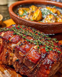 THỬ NGAY CÔNG THỨC THỊT VAI HEO NƯỚNG ĐƯỜNG NÂU MẬT ONG MỀM THƠM, NGỌT MẶN HÀI HÒA