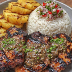 Tropical Jerk Chicken with Zesty Pineapple Salsa