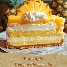 Tropical Pineapple Dream Cheesecake Delight