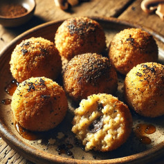 Truffle Mushroom Arancini: Crispy Bites of Italian Elegance