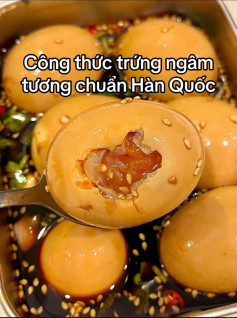 Trứng Ngâm Tương Hàn Quốc Đậm Đà Hương Vị