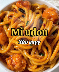 Udon xào cay nồng hương vị biển cả
