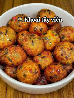 Viên khoai tây giòn tan, hương vị bùng nổ từ thiên nhiên