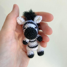 Вязанный крючком зебра амигуруми: схема и инструкция