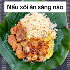 Xôi Thịt Kho Đậm Đà Hương Vị Quê
