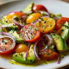 Zesty Avocado and Cherry Tomato Delight