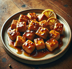 Zesty Miso-Date Chicken Bites