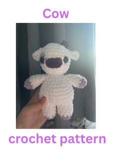 Adorable Cow Crochet Pattern for Beginners