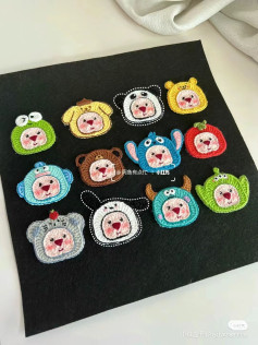 Adorable Crochet Animal Patches for Creative Craft Projects