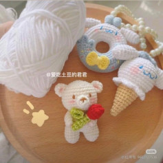 Adorable Crochet Bear and Ice Cream Amigurumi Patterns
