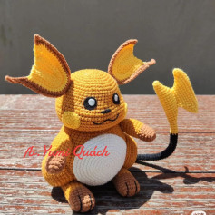 Adorable Crochet Pattern for Electric Mouse Plush Toy