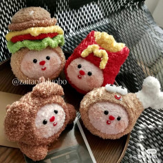 Adorable Crochet Plushies Inspired by Fast Food and Animals