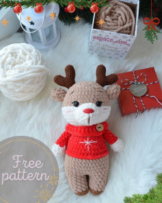 Adorable Crochet Reindeer Pattern for Christmas Crafting Fun