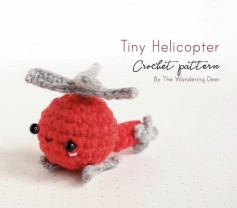 Adorable Tiny Helicopter Amigurumi Crochet Pattern Tutorial