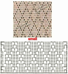 الگوی قلاب بافی ساده و شیک برای مبتدیان