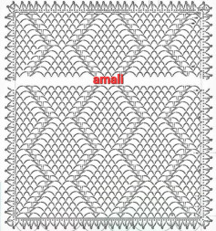 الگوی قلاب بافی: طرح پیچیده و زیبا