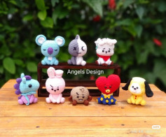 Amigurumi Crochet Pattern: Adorable Cartoon Animal Characters Set