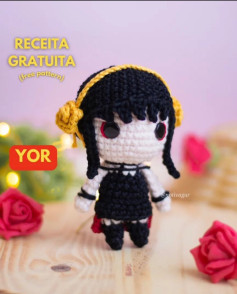 Amigurumi de Personagem Famoso - Receita Gratuita Disponível