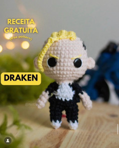 Amigurumi Draken: Receita Gratuita para Fãs de Crochê