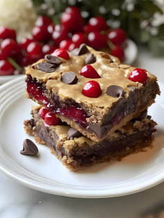 Barrinhas de Chocolate e Cereja com Toque de Cookie