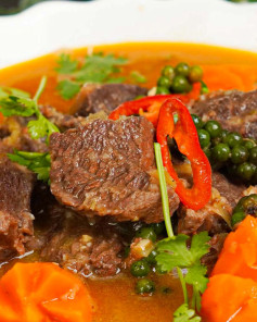 Bò Hầm Pate Tiêu Xanh Thơm Lừng, Cay Nhẹ, Tan Chảy