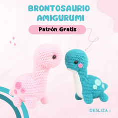Brontosaurio Amigurumi: Patrón Gratis para Tejer en Casa