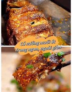 Cá Nướng Giòn Rụm Với Sốt Dầu Hào Cay Thơm