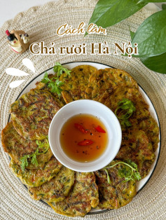 Cách làm chả rươi Hà Nội ngon nức