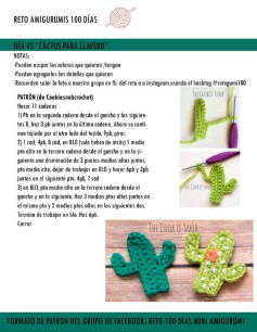 Cactus de Crochet: Proyecto de Llavero Amigurumi Fácil y Rápido