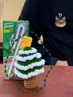 Cây thông len nhỏ xinh cho mùa lễ hội thêm ấm áp, vui tươi!