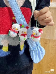 Chart móc Hello Kitty ver người tuyết