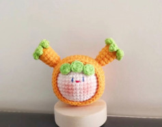 Chart móc len búp bê cà rốt dễ thương cho người mới bắt đầu