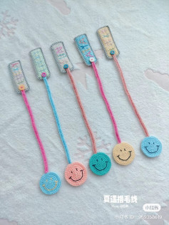 Chart móc len cho móc khoá mặt cười độc đáo và dễ thương