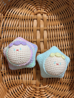 Chart móc len hình ngôi sao dễ thương cho bé