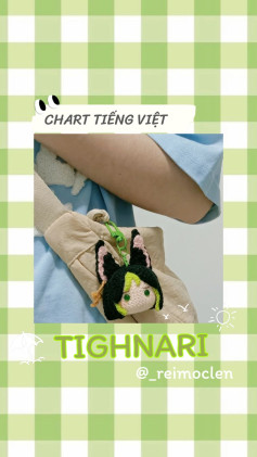 Chart móc len nhân vật dễ thương làm móc khóa